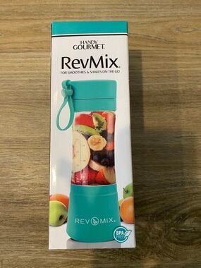 RevMix Portable Blender Bottle by Handy Gourmet - Teal